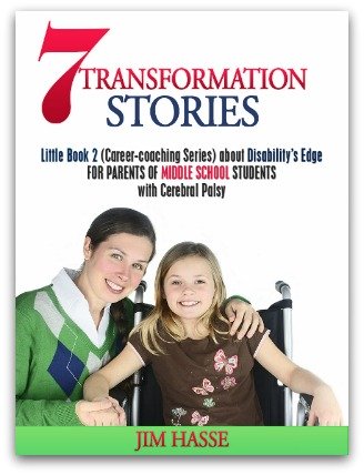 Cover showing mother and daughter for Little Book 2 of 7 transformation stories about disability's edge.