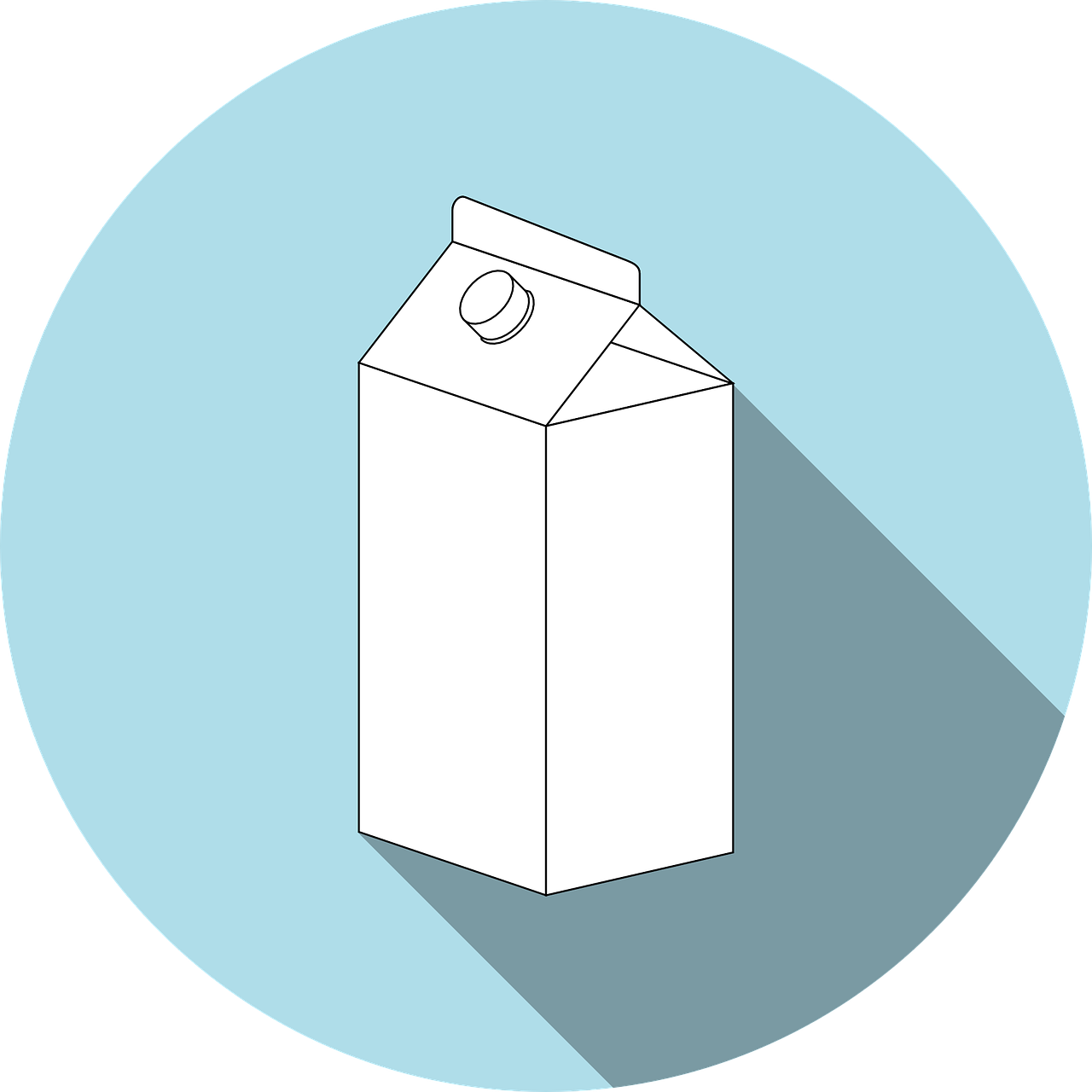 Milk Carton Graphic