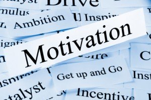 Word graphic emphasizing the word, "Motivation."